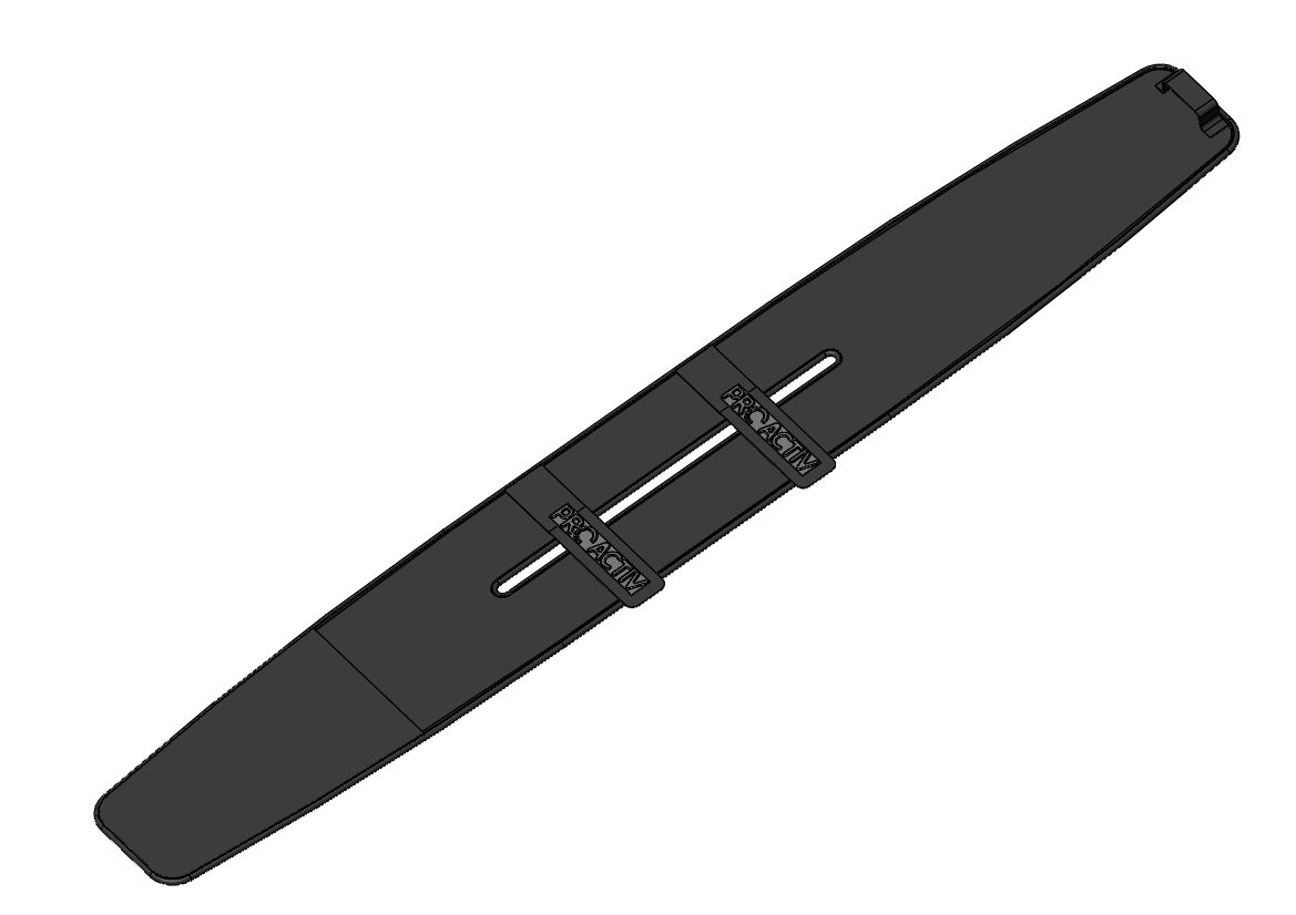 Brustgurt Gr. L, 145cm, Neopren schwarz