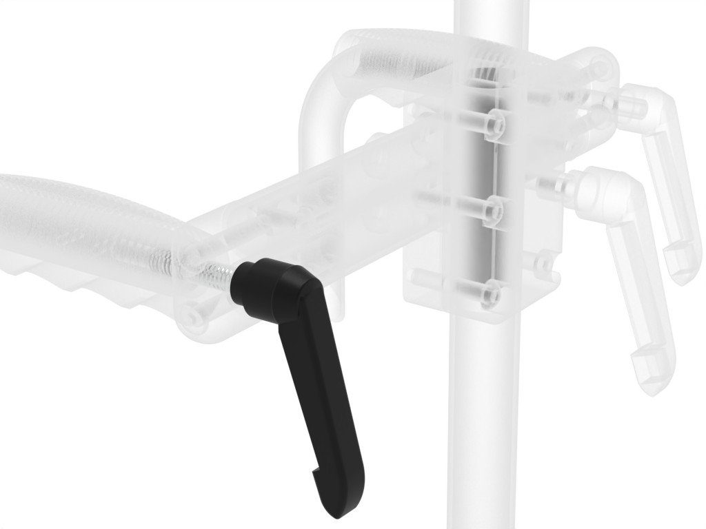 Clamping lever M8 x 35