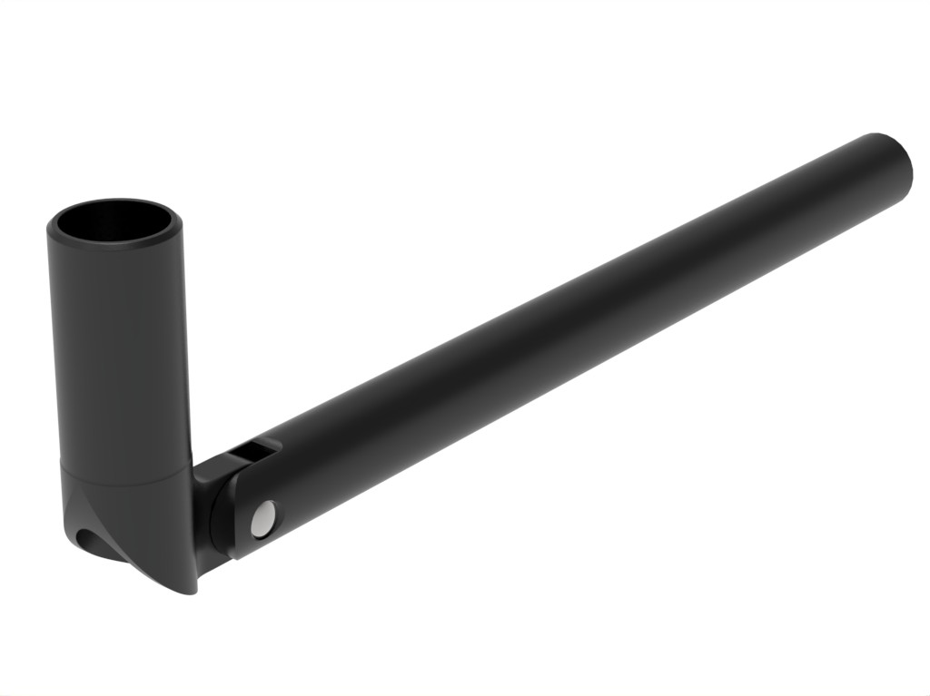 Fußauflagegelenk "G-Form" 90° rechts