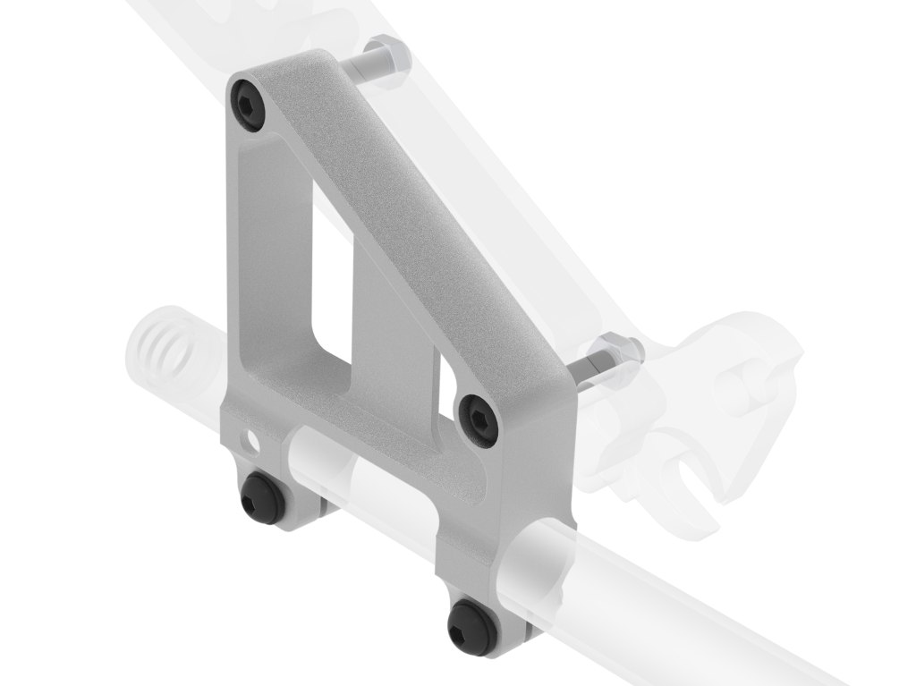 Beinstützenhalter horizontal verstellbar