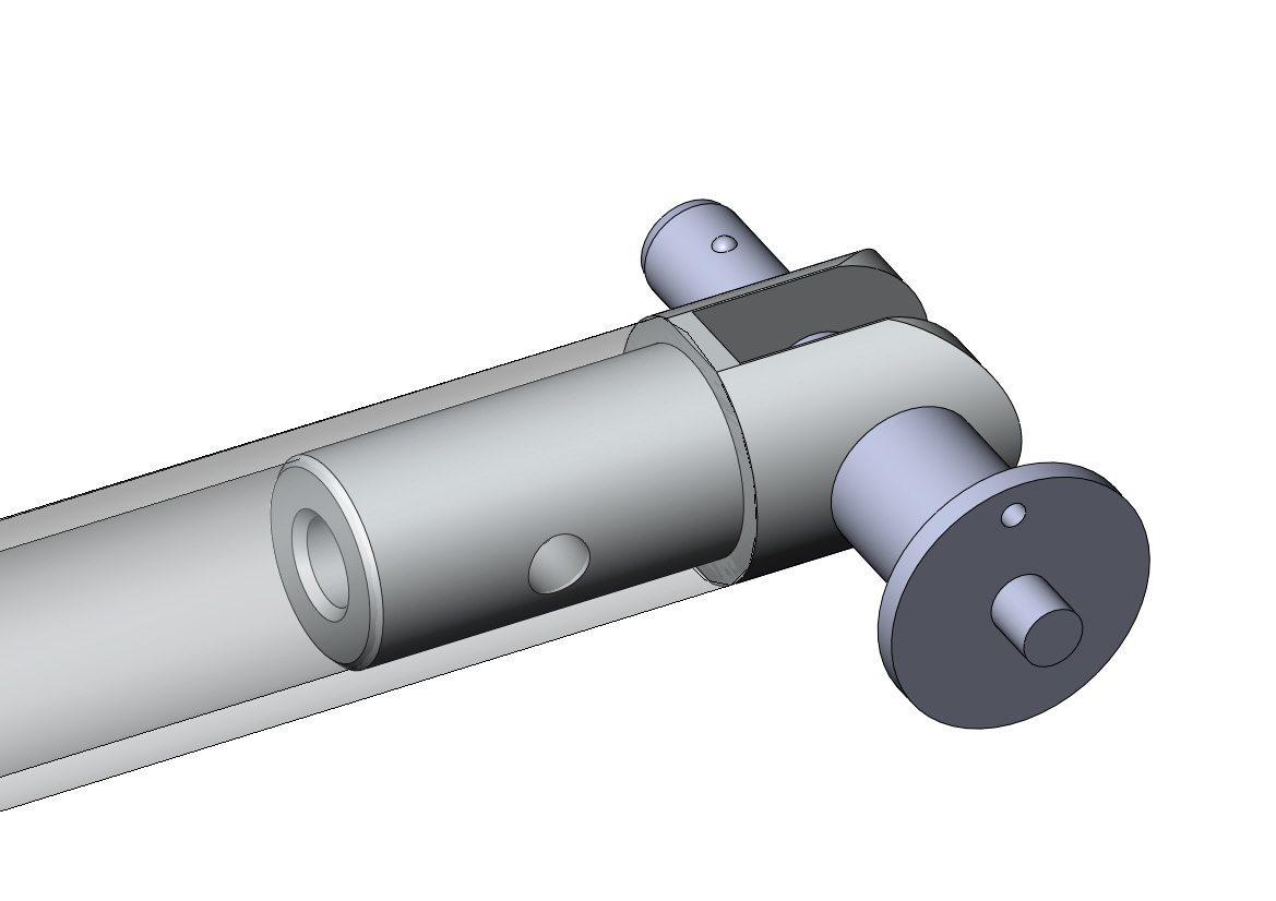 Seitenverriegelung Fußbügel einseitig