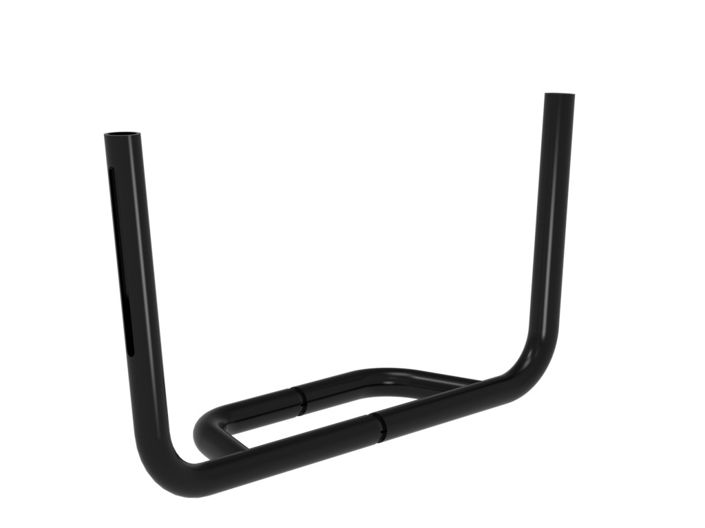 Fußbügel durchgehend höhenverstellbar