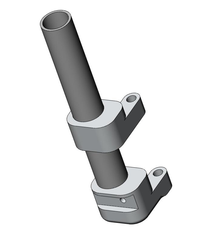 Aufnahmerohr links "Swing Away"