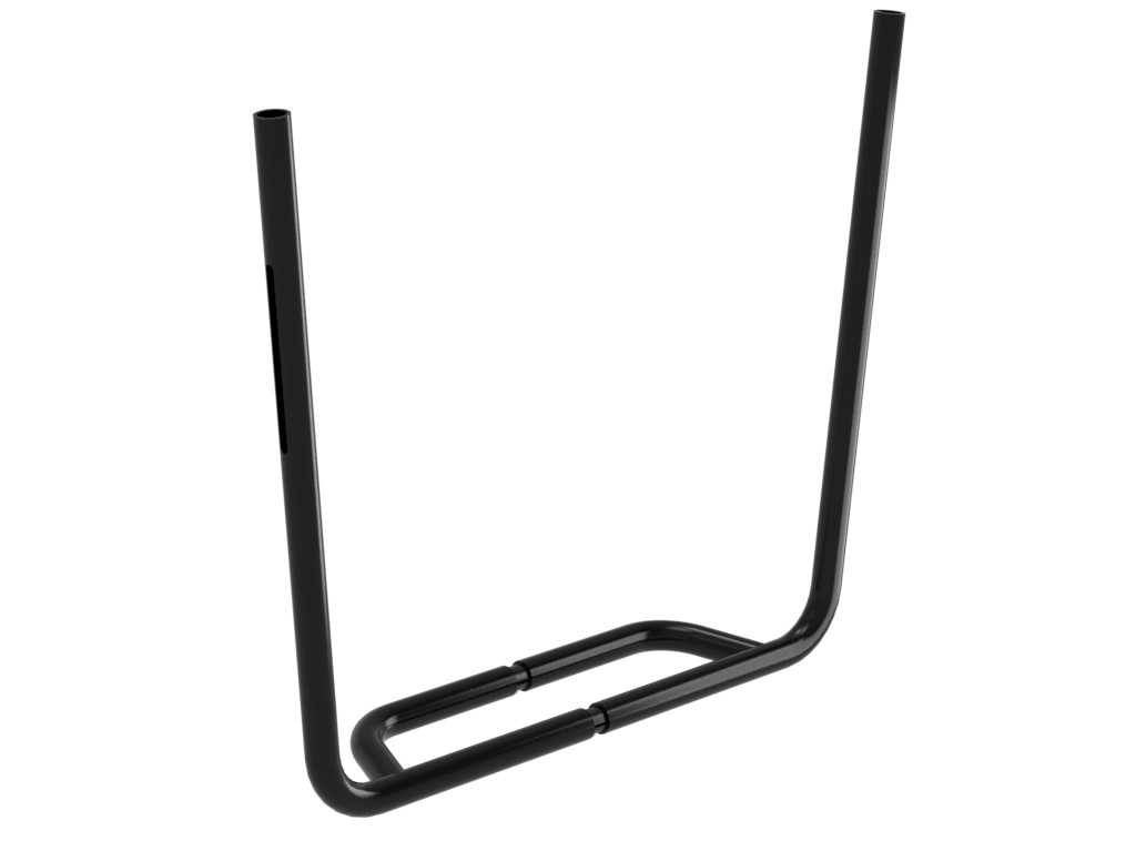 Fußbügel mit Rohrauflagebügel "V-Form"