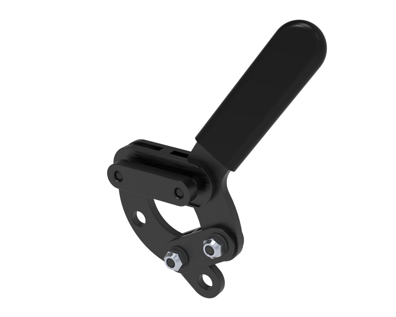 Kniehebelbremskörper links inkl.