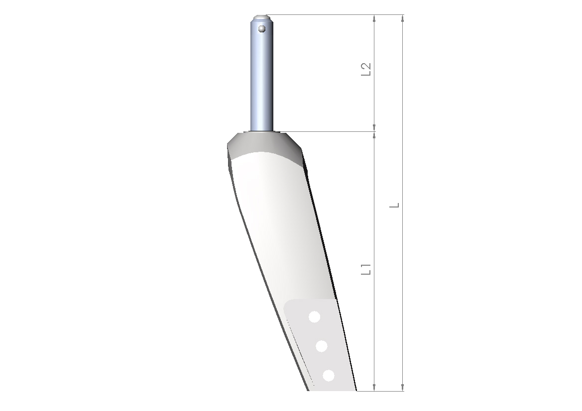 Lenkradgabel Größe 1 HD L1 130mm