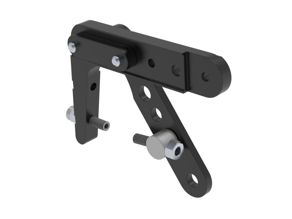 Kniehebelbremse Einhand indirekt links