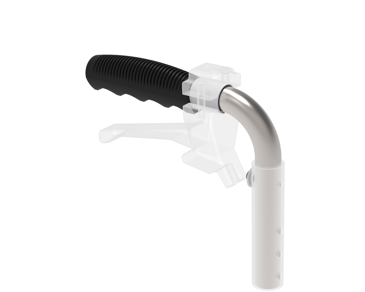 Schiebegriff fest montiert