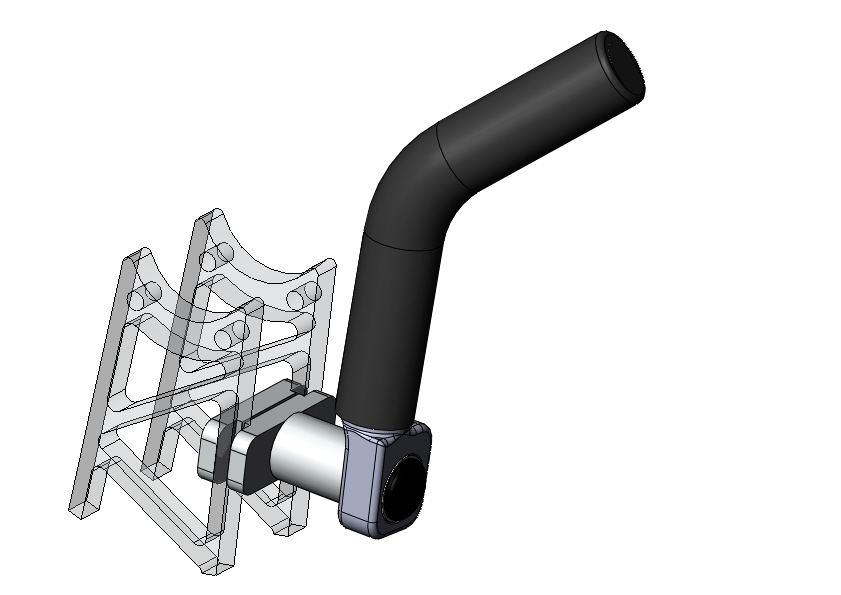 Rangiergriff mit Aufnahme für feste