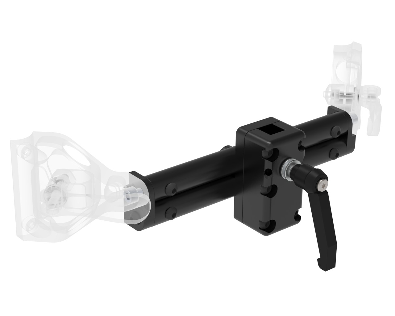 Kopfstützenhalterung mit Querrohren,