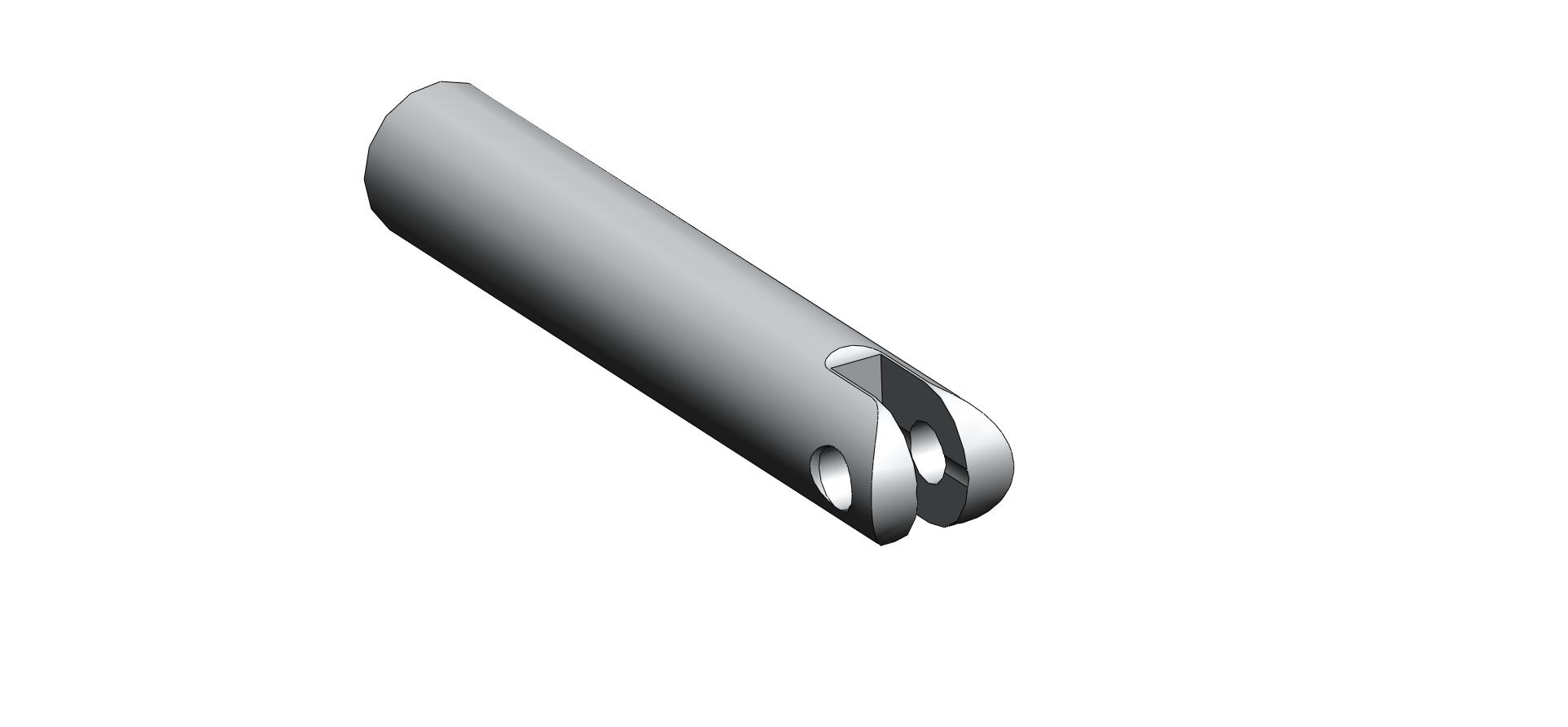 Fußauflagehalterohr 115mm