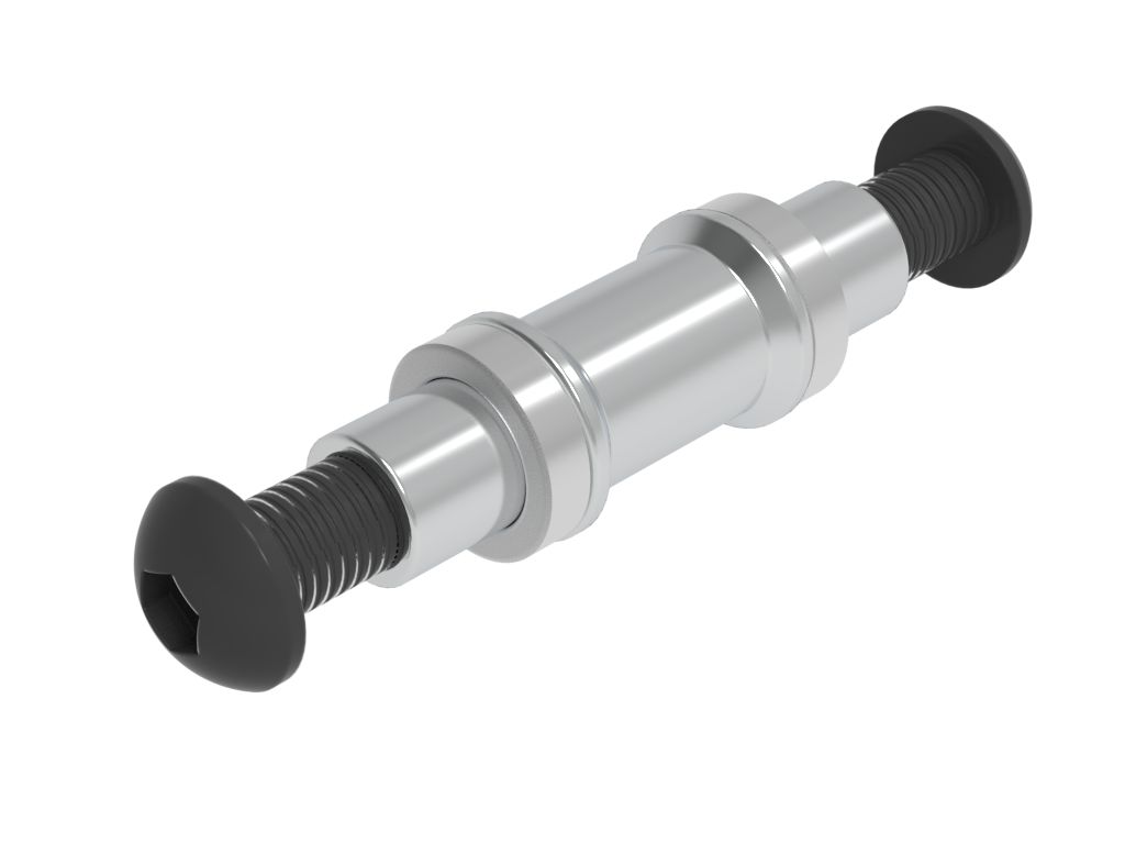 Lenkradachse Alu-Felge 5 Zoll 36mm GW