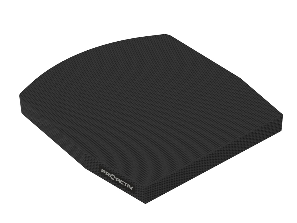 Sitzkissenbezug mit Radiuskontur