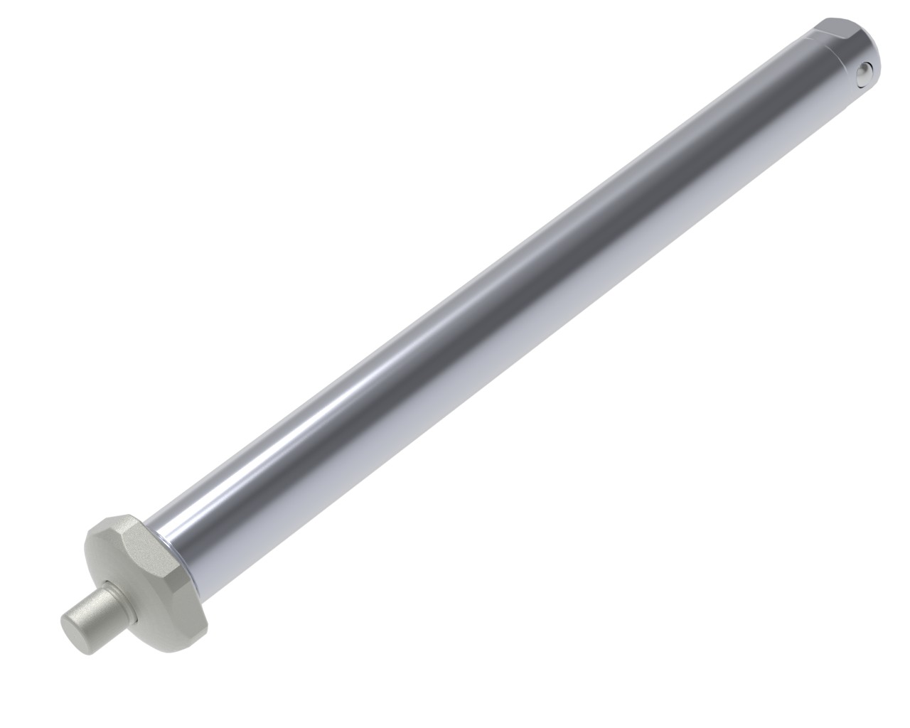12mm Steckachse "Niro", Druckknopf: 7mm
