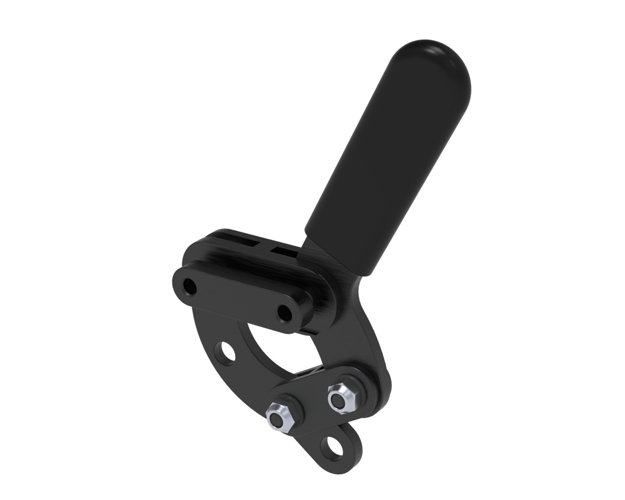 Kniehebelbremskörper links