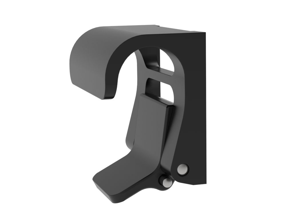 Rastklinke Rückenschale