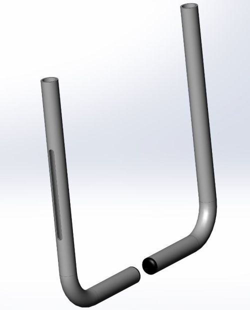 Fußbügel durchgehend höhenverstellbar