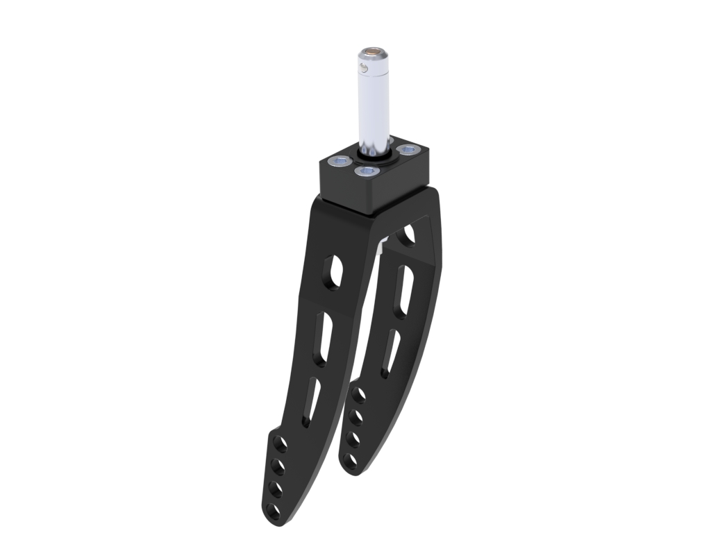 Lenkradgabel mit Steckachse 46mm,