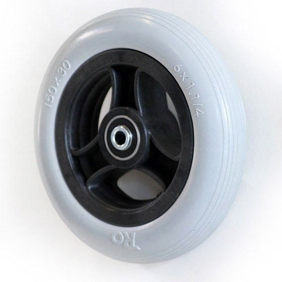 6" Lenkrad "Standard" grau