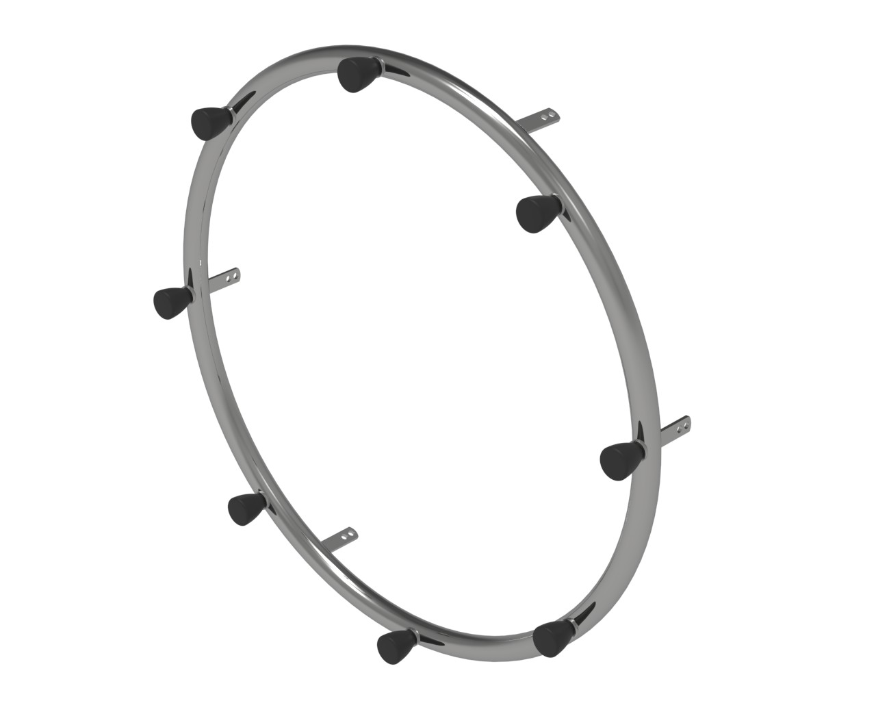 24" Greifring mit 8 Noppen Edelstahl
