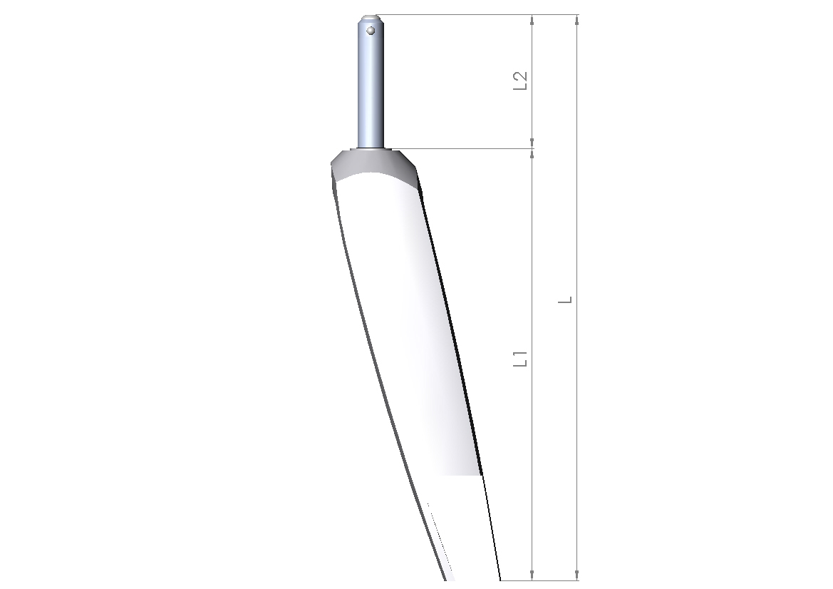 Lenkradgabel Größe 3 HD L1 190mm