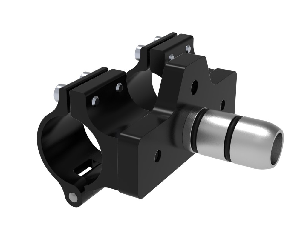 Zentrierzapfen gebogene Achse Ø40 mm