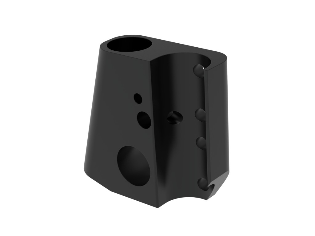 Universaladapter rechts, schwarz