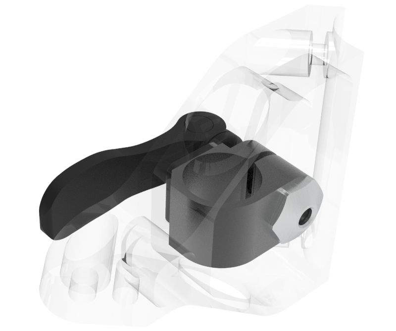 Klemmschelle für Schiebegriffhalter