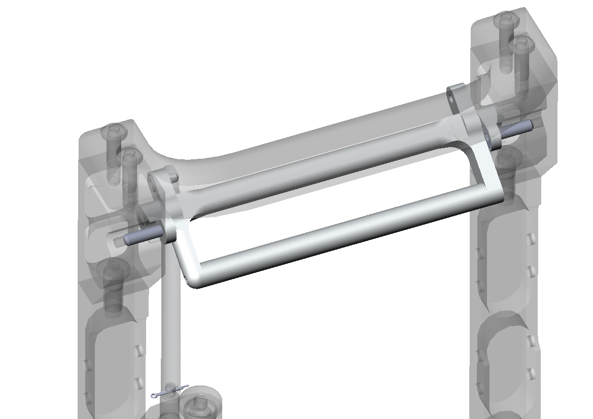 Betätigungshebel für hydraulische 2-fach