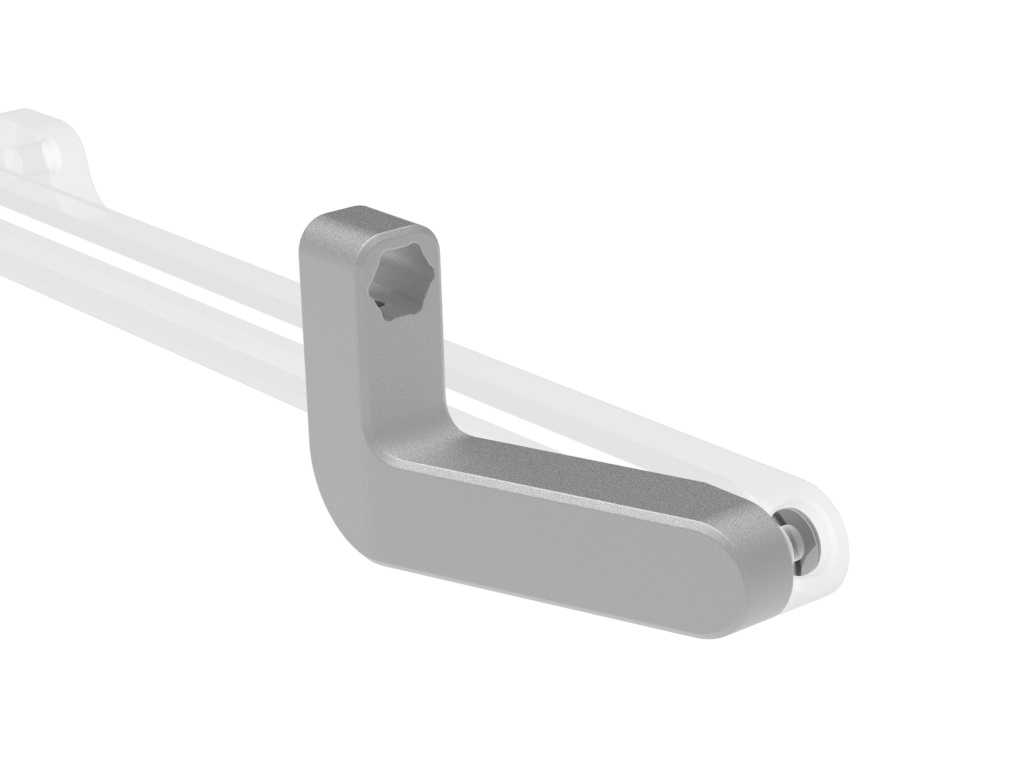 Bremsschienenhalter vorne links