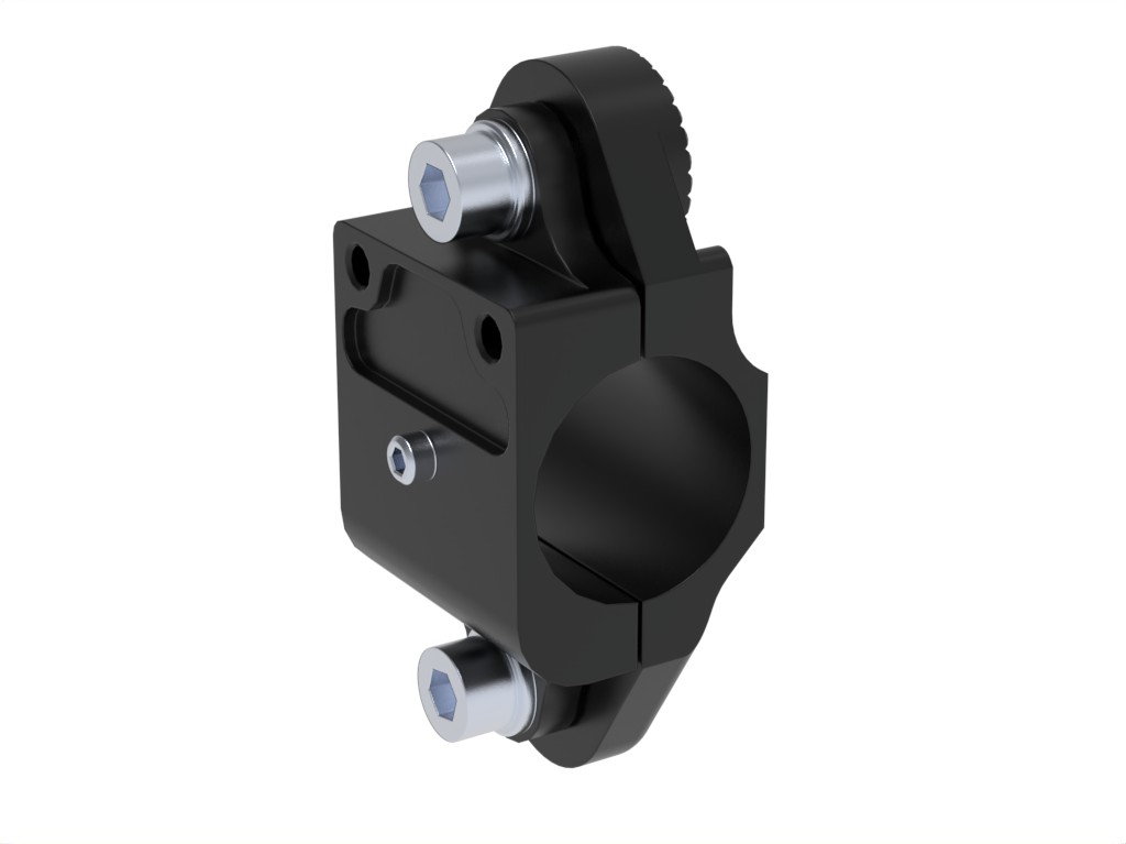 Bremsaufnahme mit Verzahnung