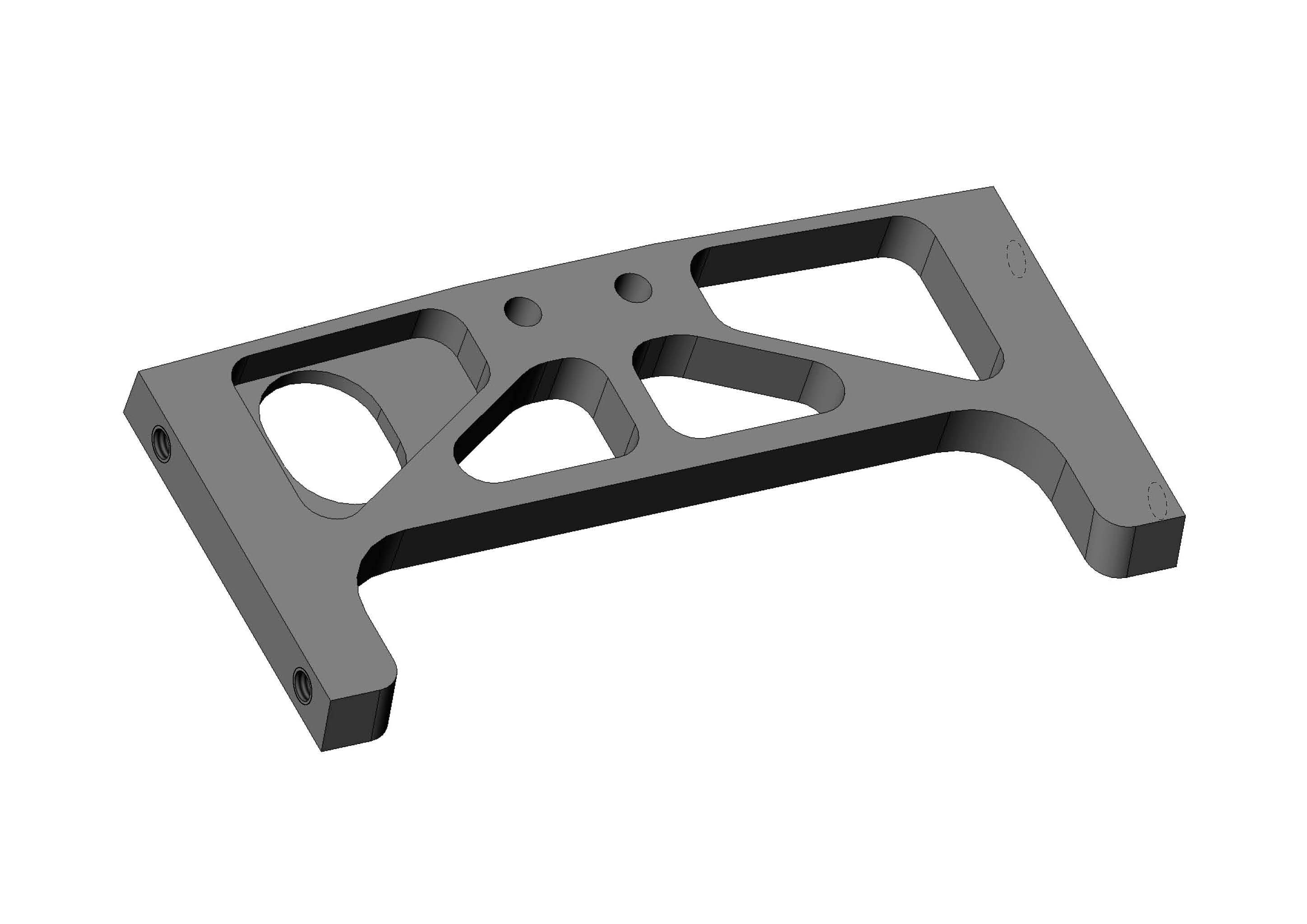 Halteplatte für Abstellständer Spike