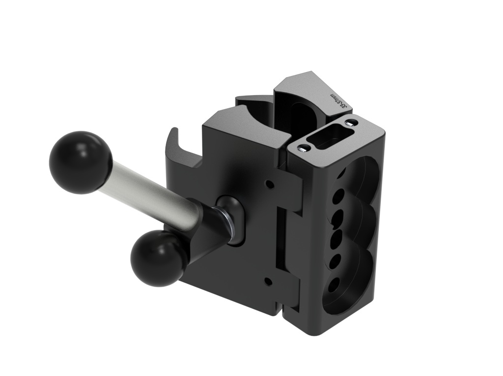 Frontadapter Rahmenklemmung kurz Ø35 x70