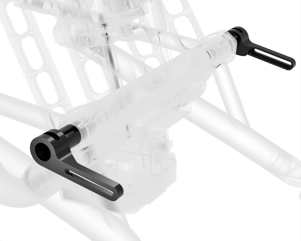 Brake support tube [104 mm] right and