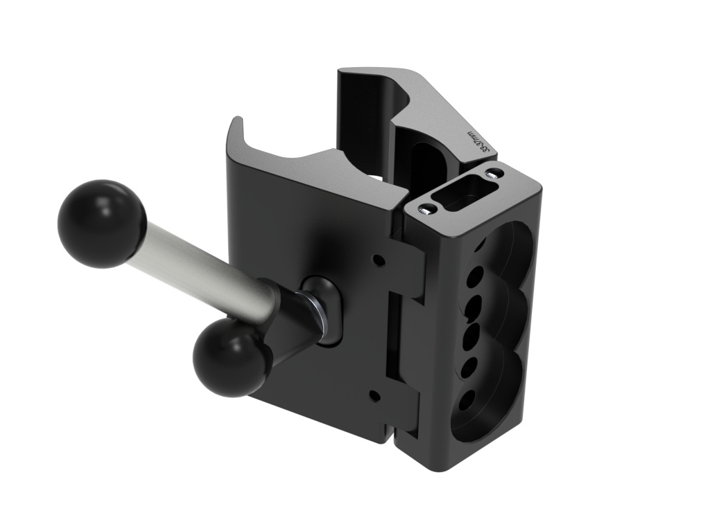 Frontadapter Rahmenklemmung Ø35 x 95
