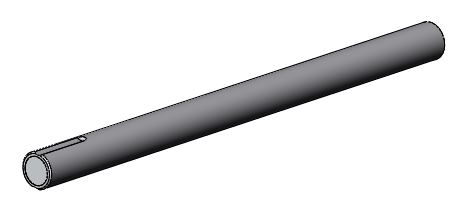 Halterohr Tretlagergehäuse [370mm]