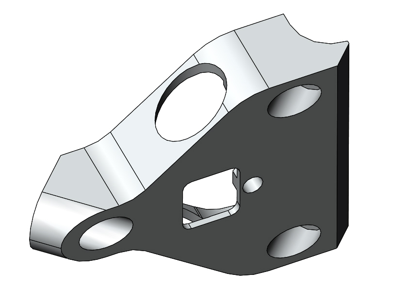 Schiebegriffhalter ohne Klemmung