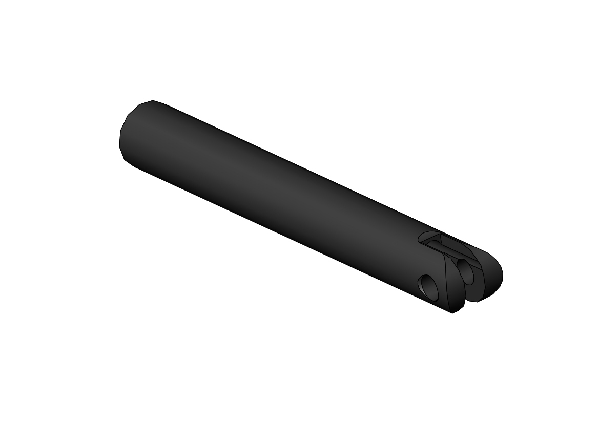 Fußauflagehalterohr mit Loch 145 mm