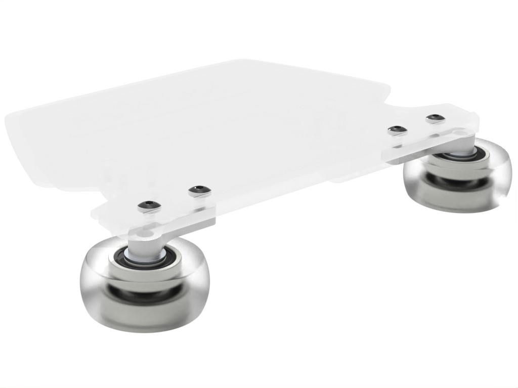 Abweiserollen für Fußbrett