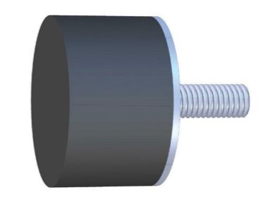 Gummipuffer für Sitzplatten-Auflage