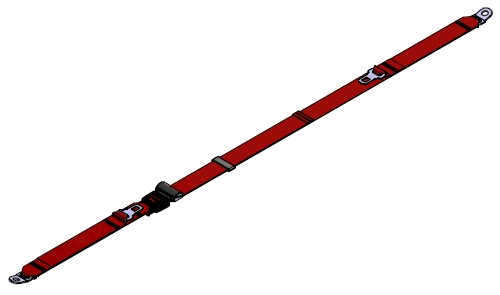Beckengurt 1670 mm mit Schloss