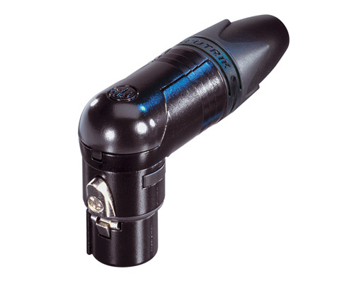XLR-Winkelstecker 3-pol für el. Lift