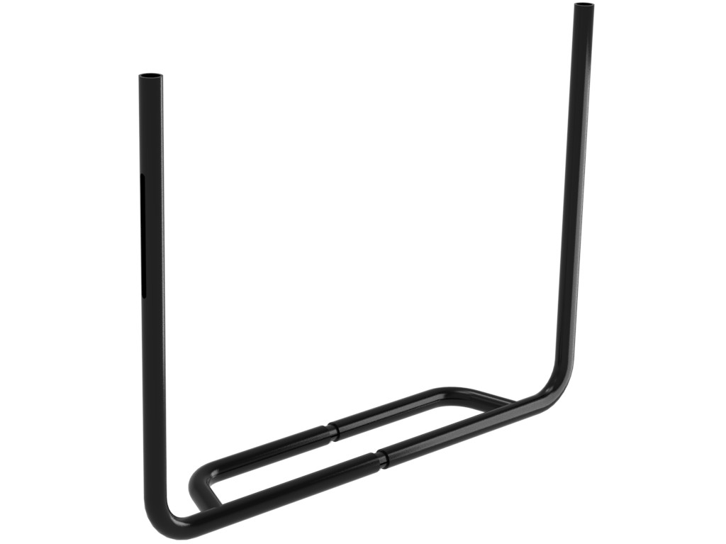 Fußbügel mit Rohrauflagebügel "G-Form"