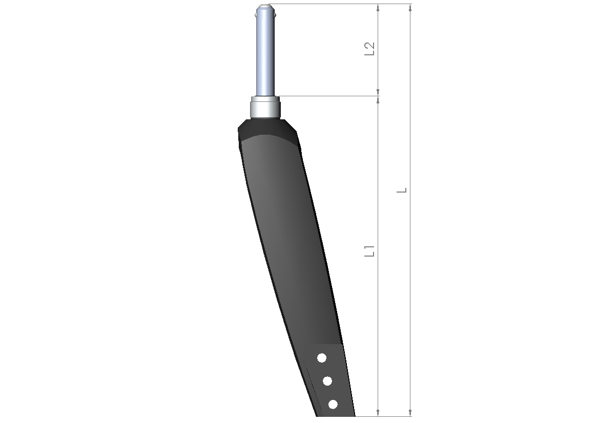 Lenkradgabel Größe 3 HD L1 190mm