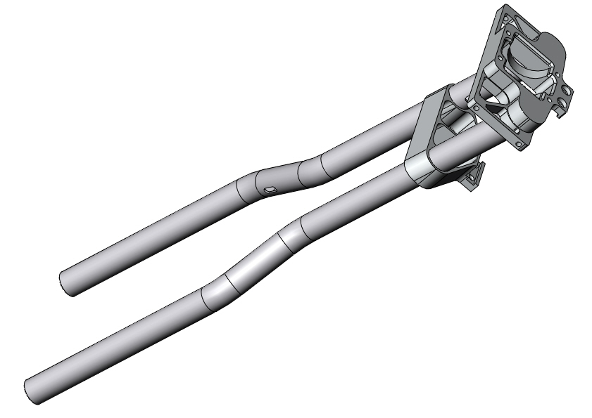 Spike Gabel für verstellbare