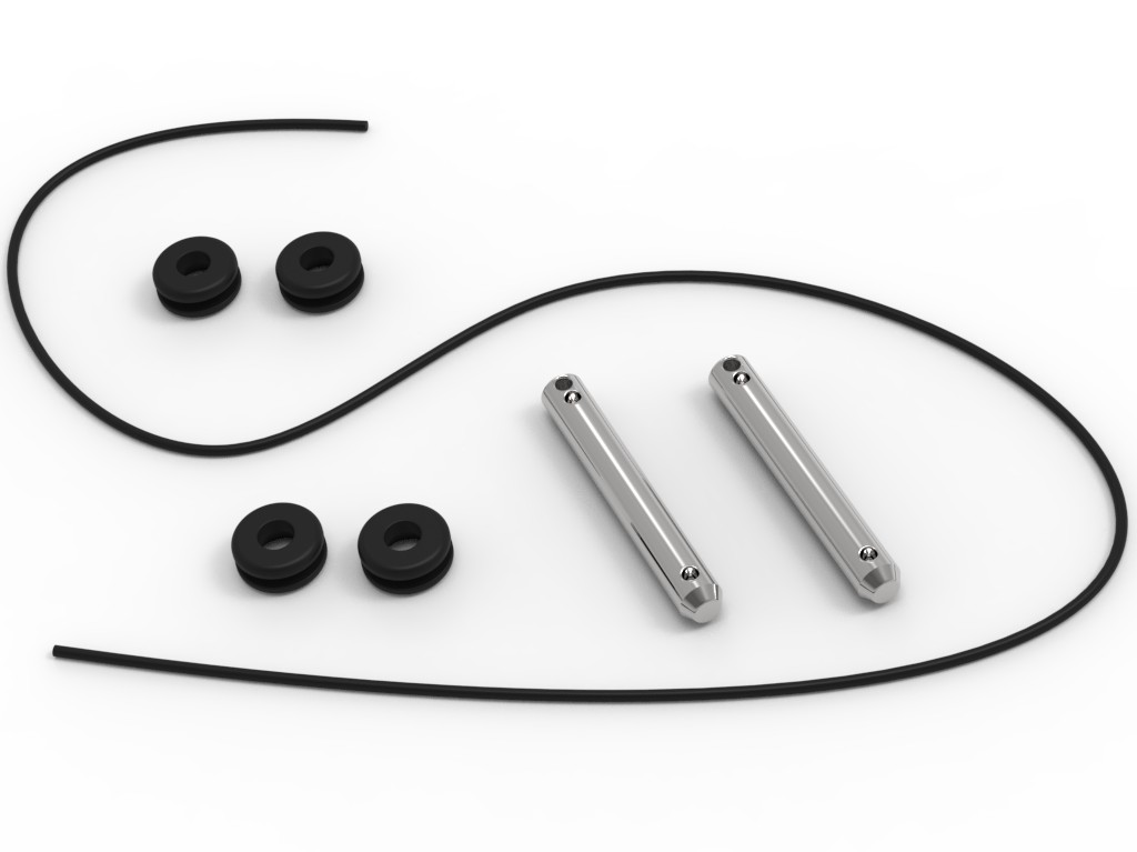 Kugelsperrbolzen mit elastic-Schnur für