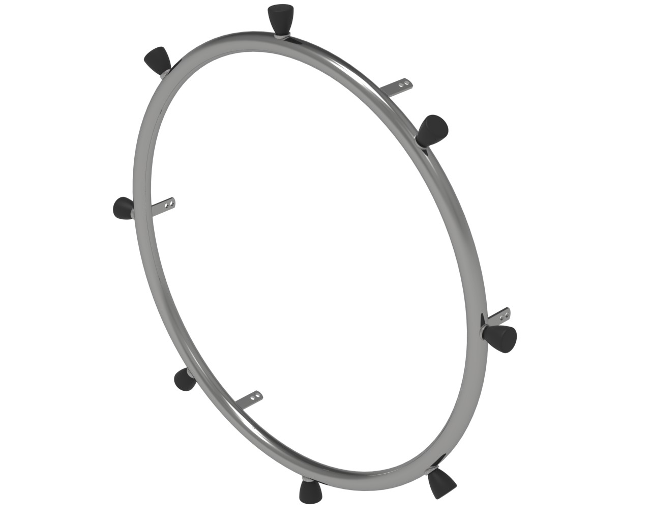 22" Greifring mit 8 Noppen Edelstahl