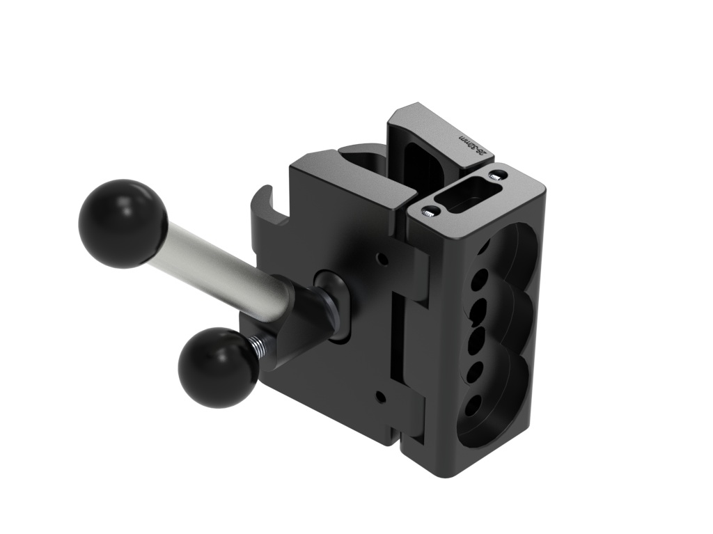 Frontadapter Rahmenklemmung kurz Ø30 x70