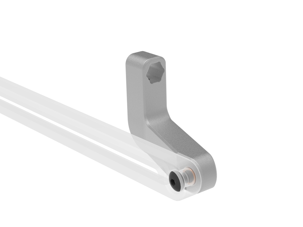 Bremsschienenhalter vorne rechts