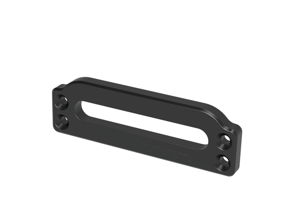 1-Schlitz Antriebsradplatte schwarz